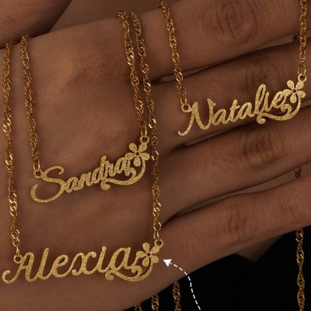 Gold Personalized Name Necklace